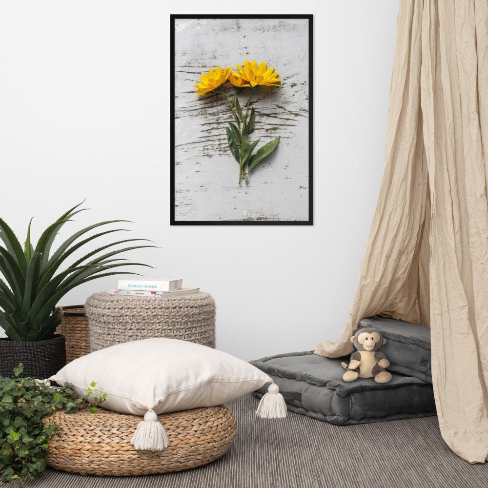 gelbe Blumen Yellow Flowers 6 - Poster Kuratoren von artlia artlia